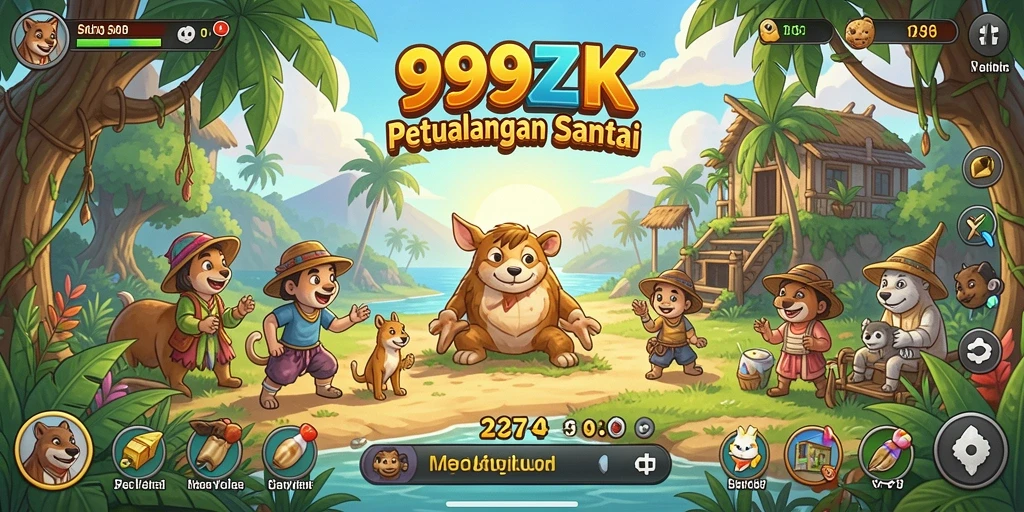 Tampilan utama gameplay 999ZK yang seru dan mengasyikkan.