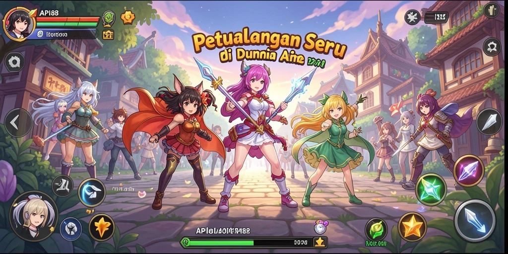 Tampilan gameplay API88 yang menarik dan penuh aksi anime.