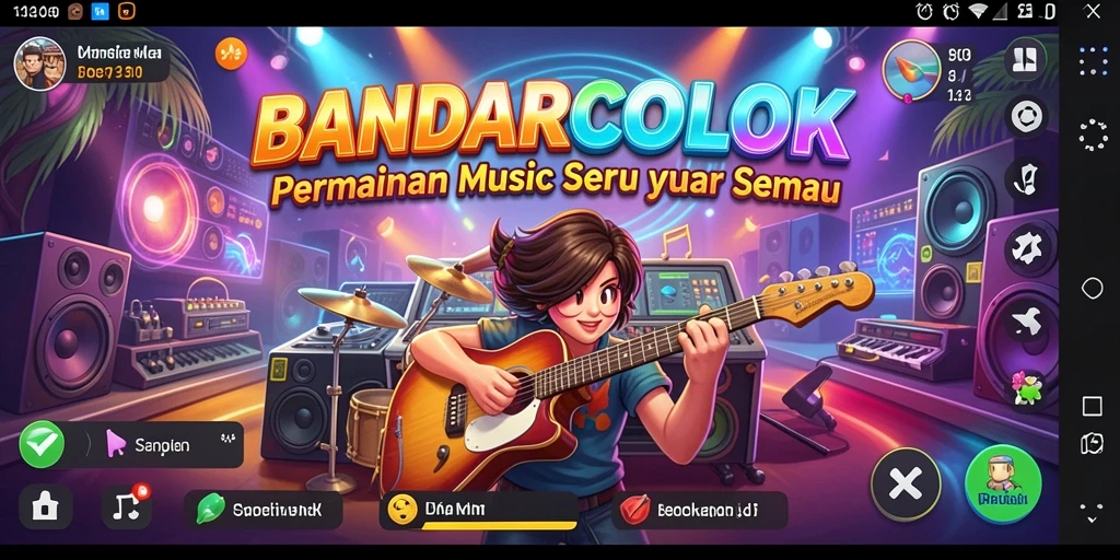 Tampilan gameplay <strong>BANDARCOLOK</strong> yang penuh warna dan menarik.