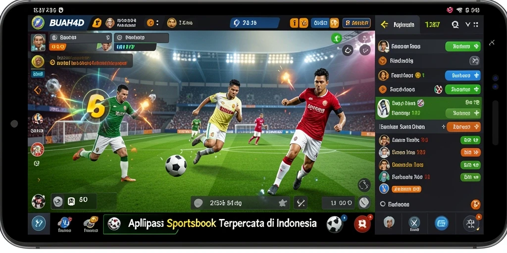 Tampilan screenshot gameplay BUAH4D yang menampilkan taruhan olahraga.