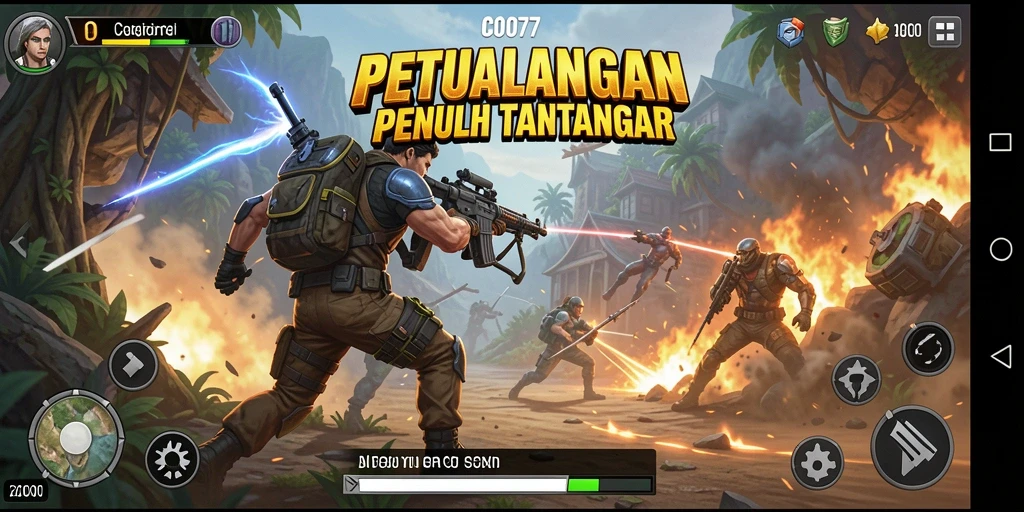 Tampilan gameplay ARPG yang mendebarkan dan grafis menawan.