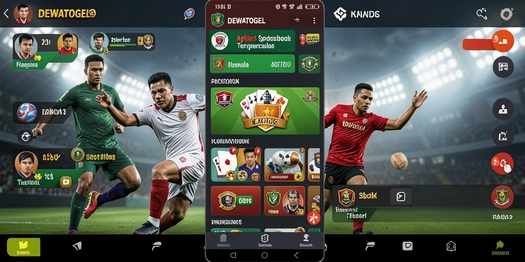 Screenshot utama DEWATOGEL yang menunjukkan tampilan menarik dari fitur taruhan olahraga.