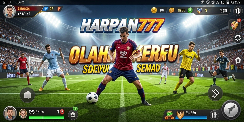 Tampilan menarik dari gameplay olahraga di HARAPAN777.