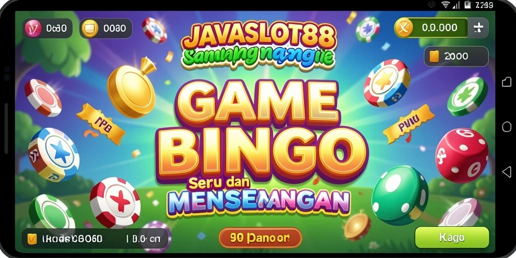 Screenshot gameplay Bingo JAVASLOT88 yang menarik dan interaktif.