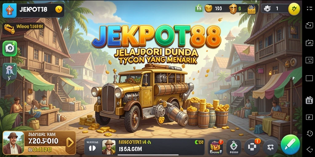 Tampilan gameplay menarik dari <strong>JEKPOT88</strong> dengan berbagai usaha yang dikelola.