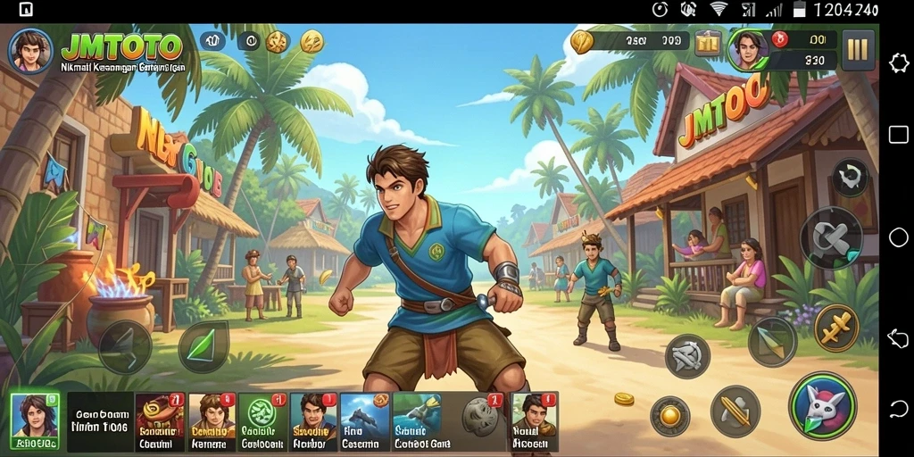 Tampilan screenshot utama JMTOTO menampilkan keseruan gameplay Casual.