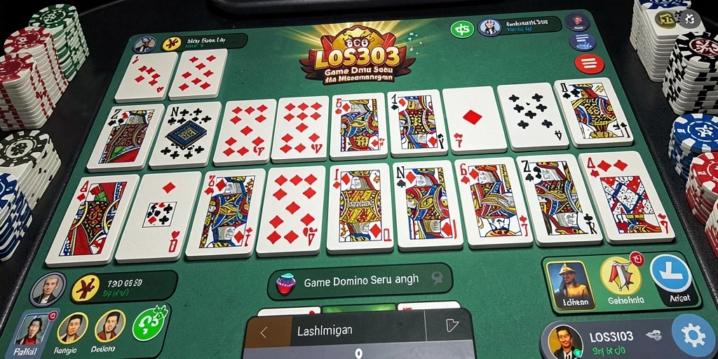 Tampilan gameplay seru di dalam aplikasi LOS303.