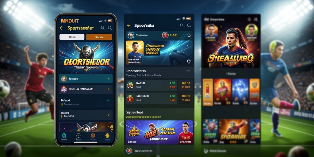 Screenshot utama MNDUIT yang menampilkan pengalaman taruhan olahraga yang seru.