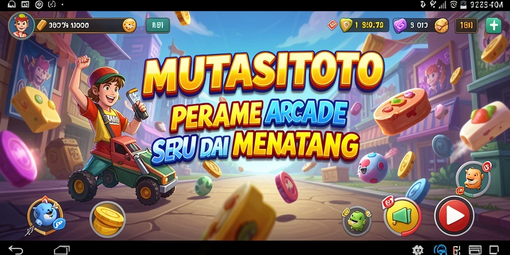 Tampilan gameplay seru dari MUTASITOTO dengan level yang menantang.