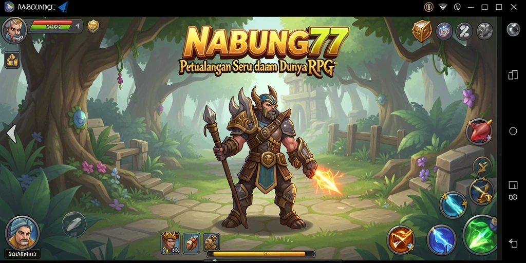 Tampilan gameplay NABUNG77 dengan aksi seru dan grafik menawan.