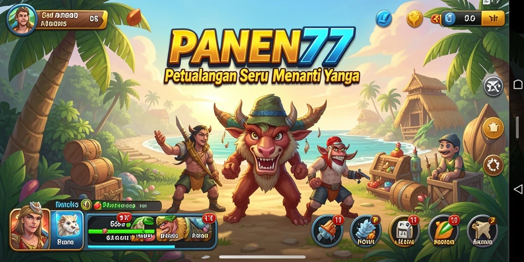 Tangkapan layar utama dari gameplay <strong>PANEN77</strong> yang menunjukkan petualangan seru.