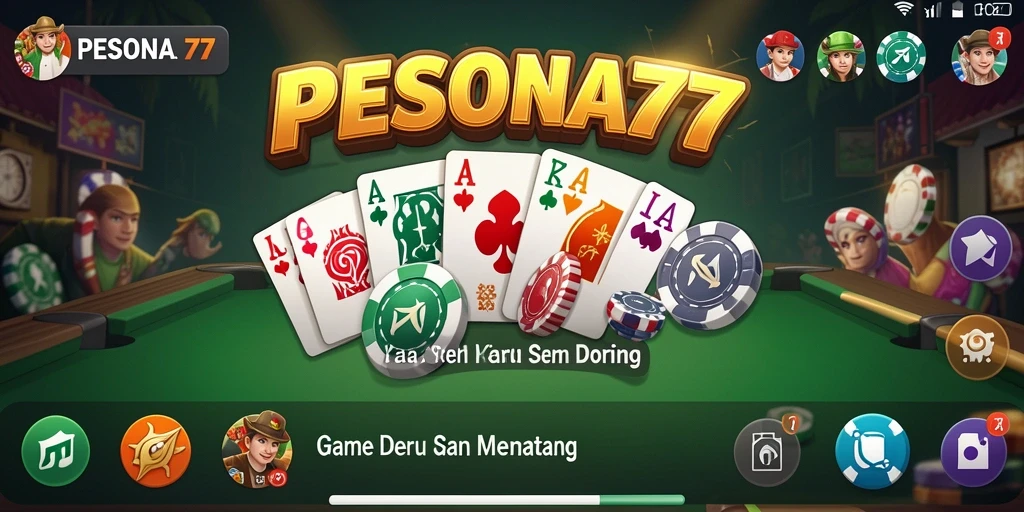 Tampilan gameplay PESONA77 yang menarik dan dinamis.