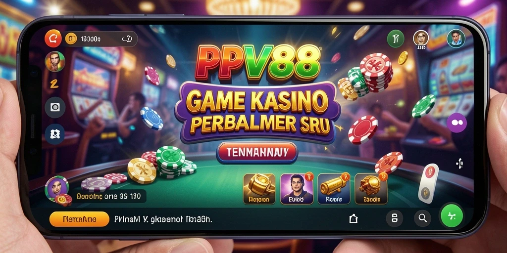 Tampilan gameplay menarik di PPV88 yang menghadirkan suasana kasino sesungguhnya.
