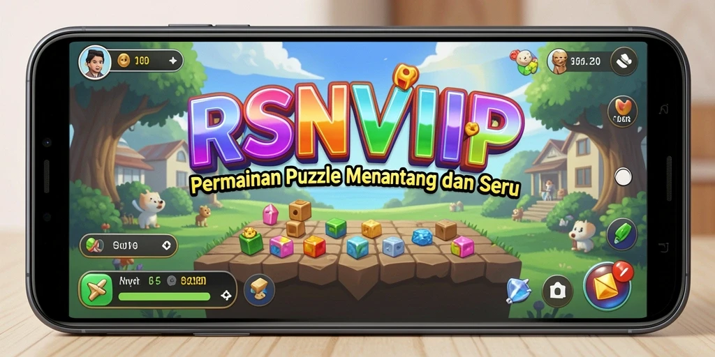 Screenshot gameplay RSNVIP menampilkan tantangan puzzle yang menarik.