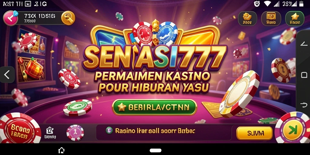Screenshot gameplay <strong>SENSASI777</strong> menampilkan keseruan permainan Kasino.