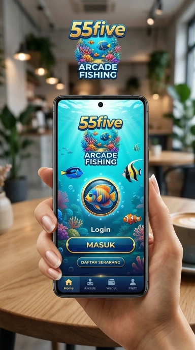 Tampilan antarmuka aplikasi 55five yang User-Friendly.